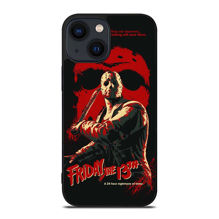 JASON FRIDAY THE 13TH POSTER iPhone 14 Plus Case Cover