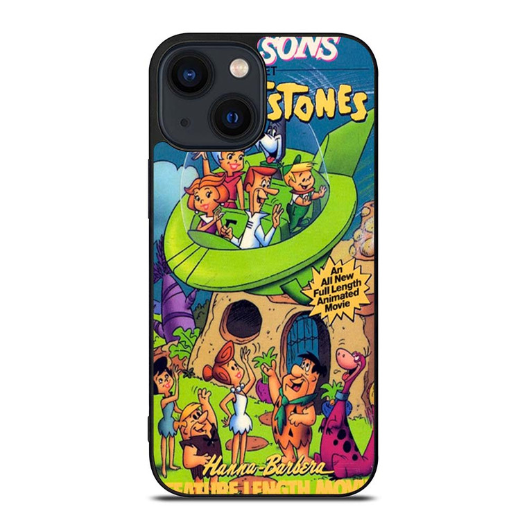 JETSONS MEET FLINTSTONES CARTOON 2 iPhone 14 Plus Case Cover