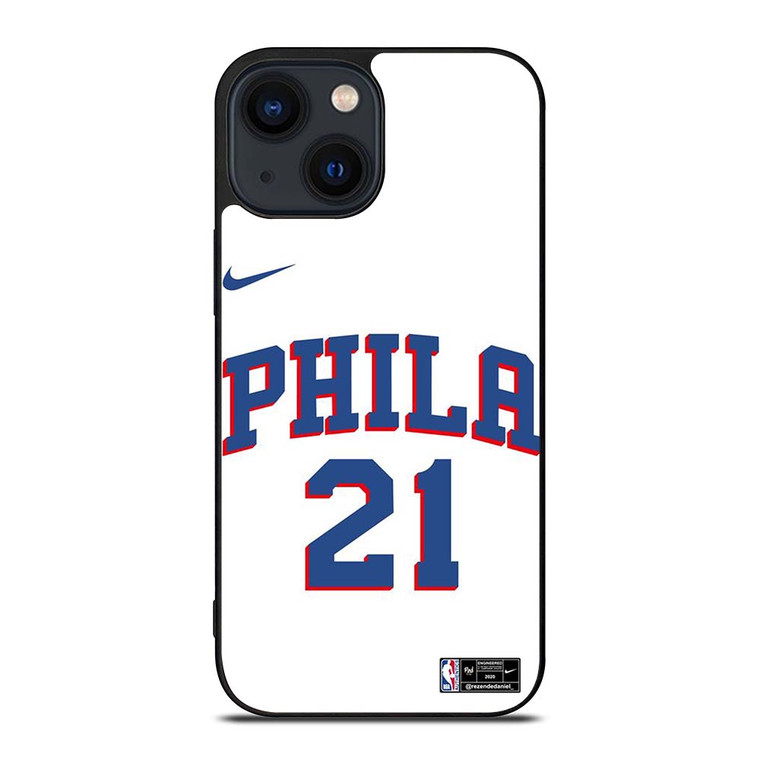 JOEL EMBIID PHILADELPHIA SIXERS KIT iPhone 14 Plus Case Cover