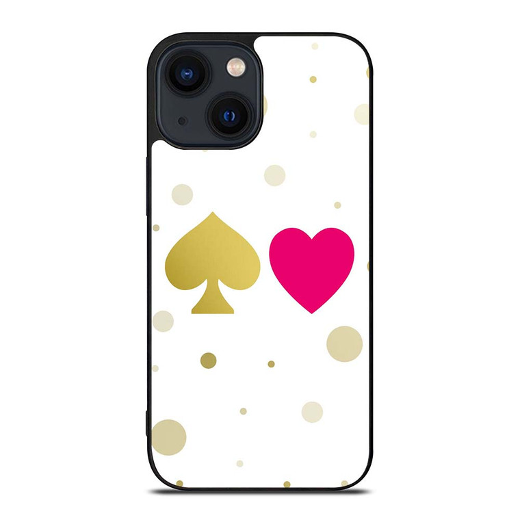 KATE SPADE AND HEART NEW YORK LOGO iPhone 14 Plus Case Cover