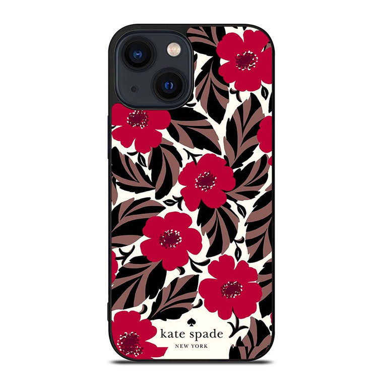 KATE SPADE FLOWER RED iPhone 14 Plus Case Cover