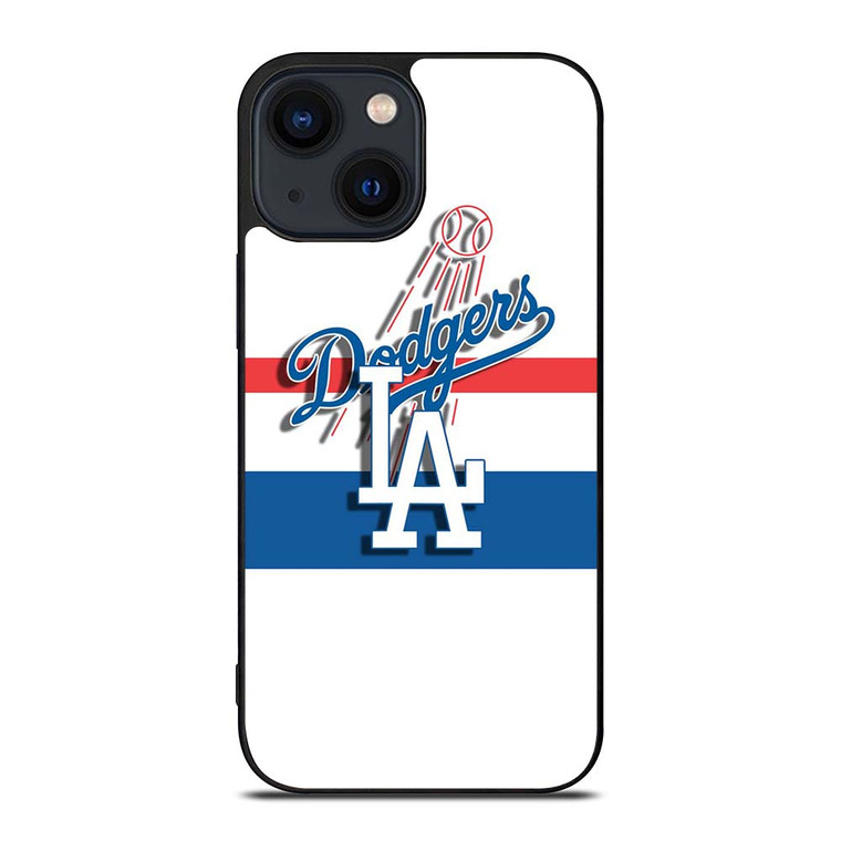 LA DODGERS WHITE STIPS iPhone 14 Plus Case Cover