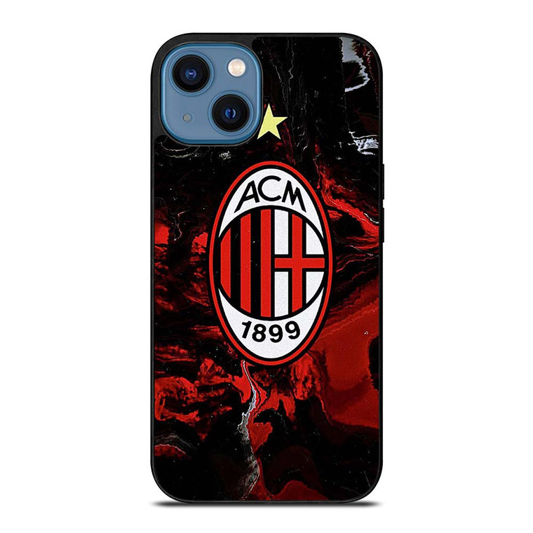 AC MILAN MARBLE LOGO iPhone 14 Case Cover