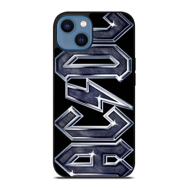 ACDC METAL CARBON LOGO iPhone 14 Case Cover