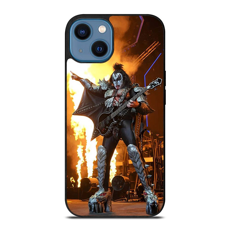 ACE FREHLEY AND GUITAR FIRE KISS iPhone 14 Case Cover