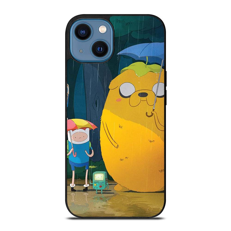 ADVENTURE TIME MY NEIGHBOUR TOTORO iPhone 14 Case Cover ADVENTURE TIME MY NEIGHBOUR TOTORO iPhone 14 Case Cover