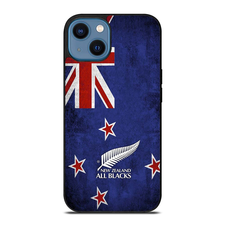 ALL BLACKS NEW ZEALAND FLAG iPhone 14 Case Cover