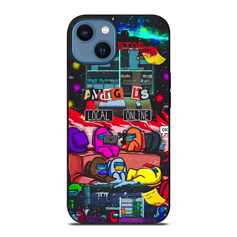 AMONG US LOCAL ONLINE iPhone 14 Case Cover