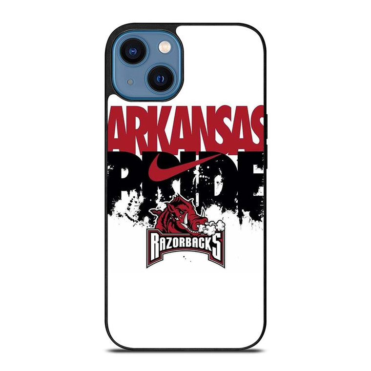 ARKANSAS RAZORBACKS PRIDGE iPhone 14 Case Cover