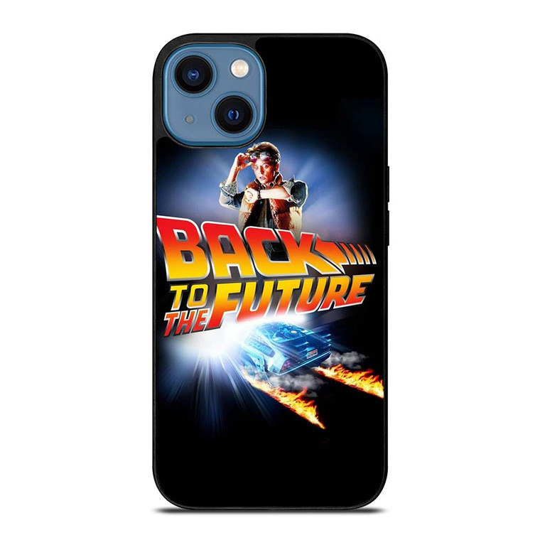 BACK TO THE FUTURE CAR DELOREAON iPhone 14 Case Cover