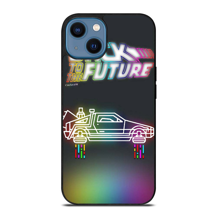 BACK TO THE FUTURE DELOREAON iPhone 14 Case Cover