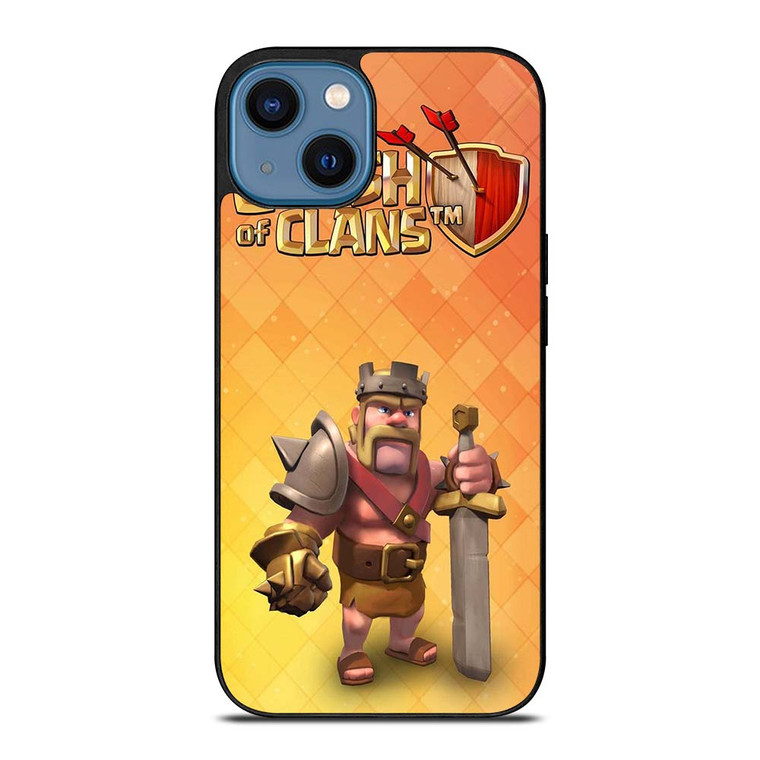 BARBARIAN KING CLASH OF CLANS COC iPhone 14 Case Cover