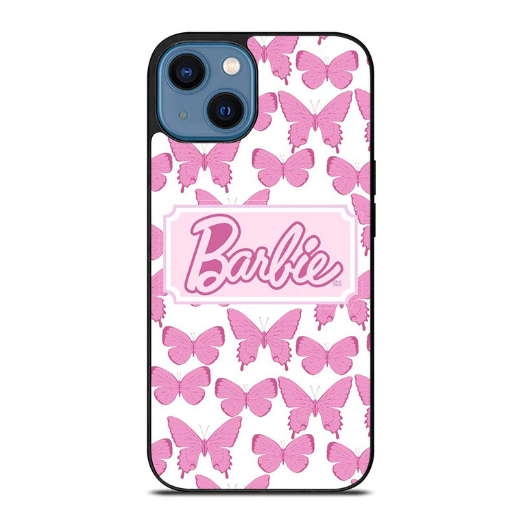 BARBIE BUTTERFLY PINK iPhone 14 Case Cover