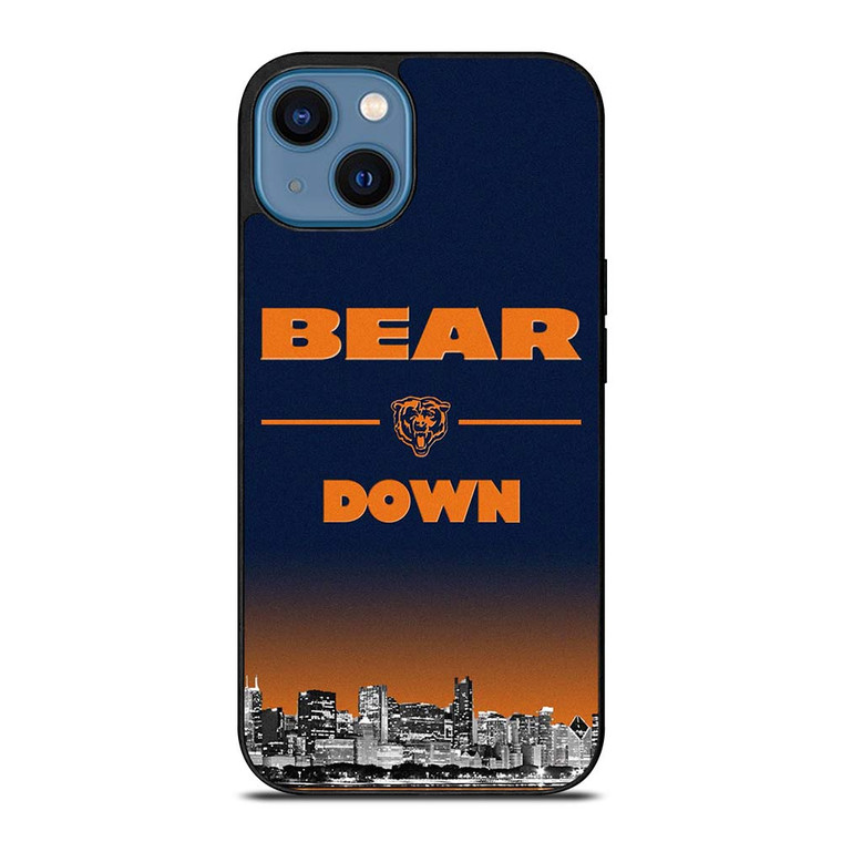 BEAR DOWN CHICAGO BEARS 3 iPhone 14 Case Cover
