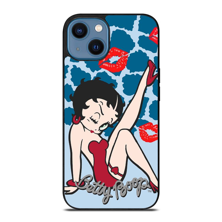 BETTY BOOP KISS CARTOON iPhone 14 Case Cover