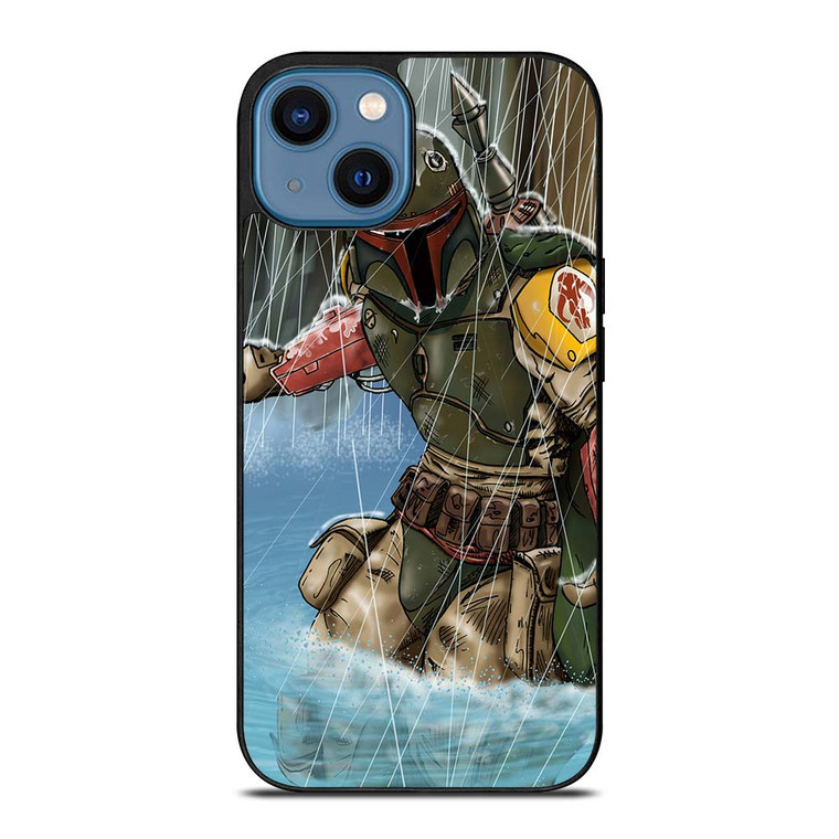 BOBA FETT STAR WARS CARTOON iPhone 14 Case Cover