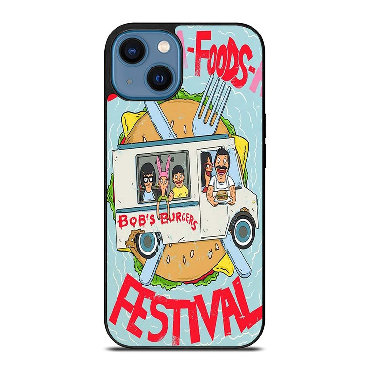 BOBS BURGERS FESTIVAL CARTOON iPhone 14 Case Cover