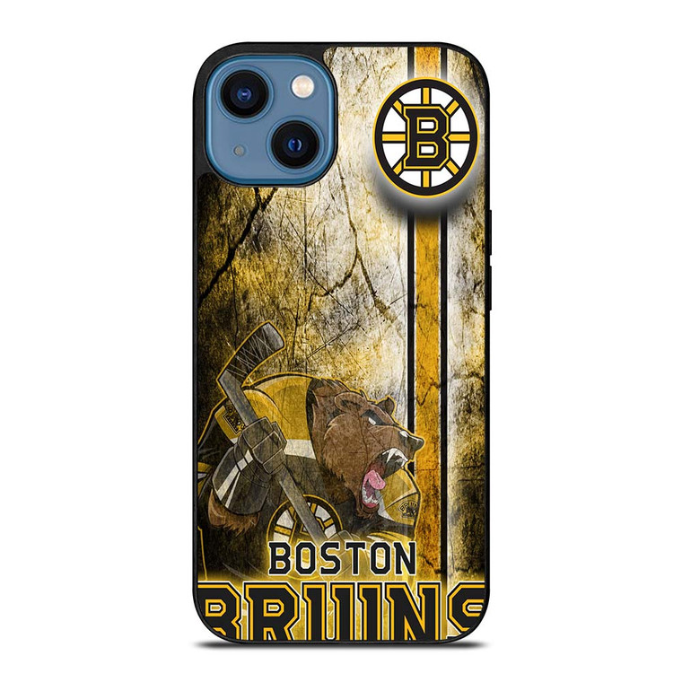BOSTON BRUINS HOCKEY TEAM LOGO iPhone 14 Case Cover