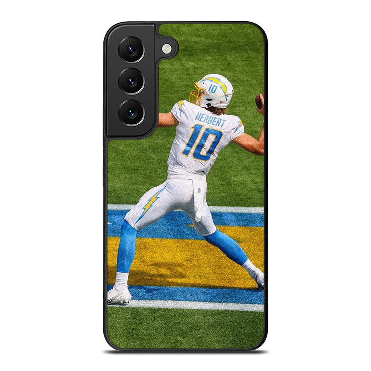 JUSTIN HERBERT 10 LOS ANGELES CHARGERS NFL FOOTBALL Samsung Galaxy S22 Plus Case Cover