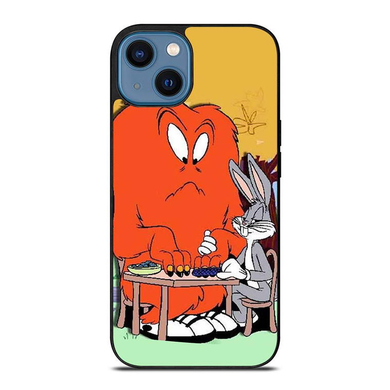 BUGS BUNNY AND GOSSAMER RED LOONEY TUNES iPhone 14 Case Cover