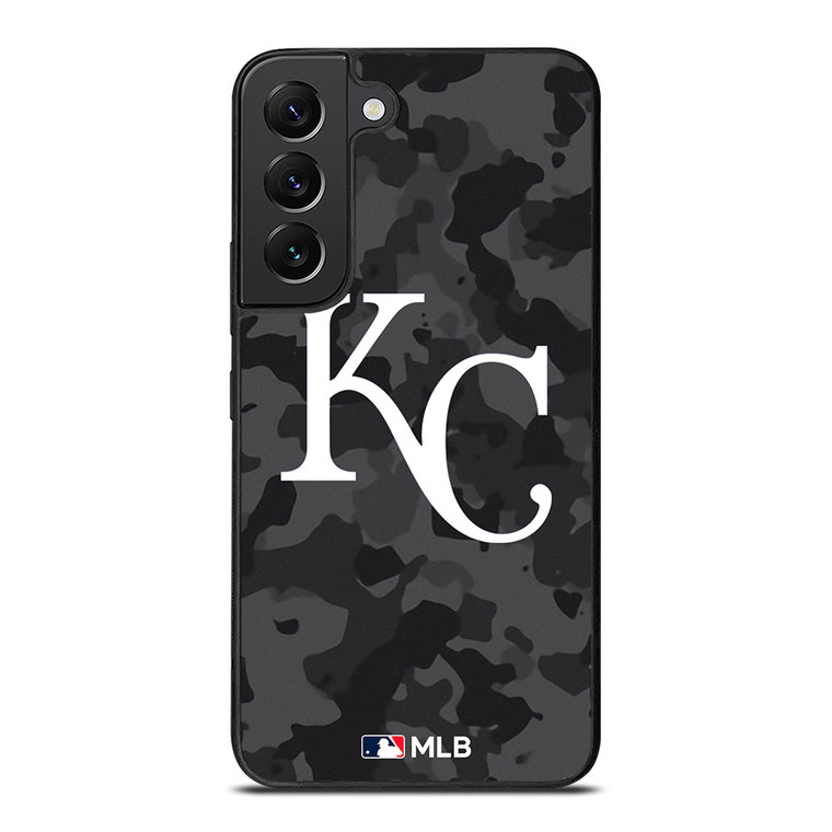 KANSAS CITY ROYALS BASEBALL BLACK CAMO Samsung Galaxy S22 Plus Case Cover