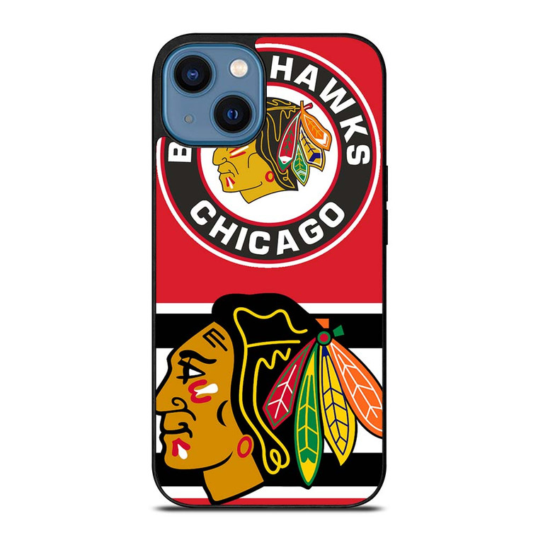 CHICAGO BLACKHAWKS NHL LOGO iPhone 14 Case Cover