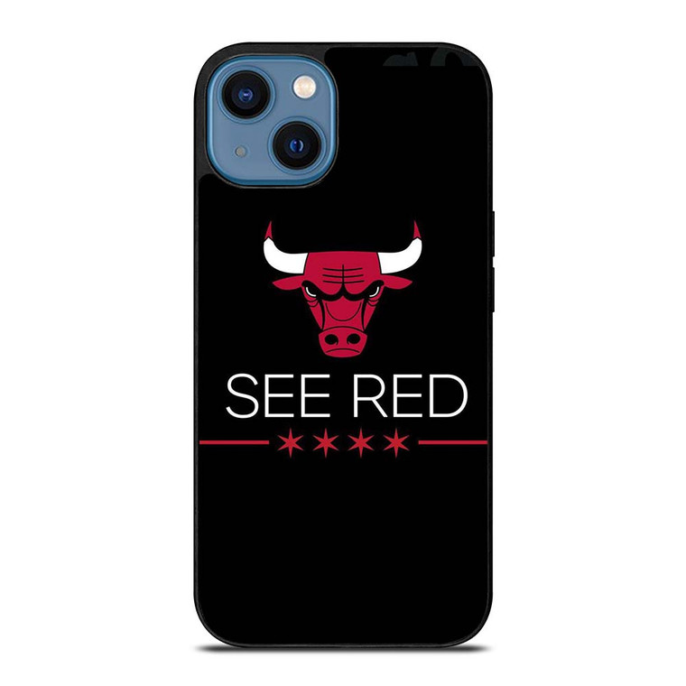 CHICAGO BULLS SYMBOL iPhone 14 Case Cover