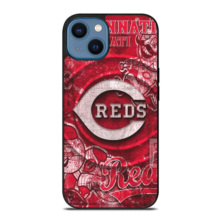 CINCINNATI REDS BASEBALL LOGO iPhone 14 Case Cover