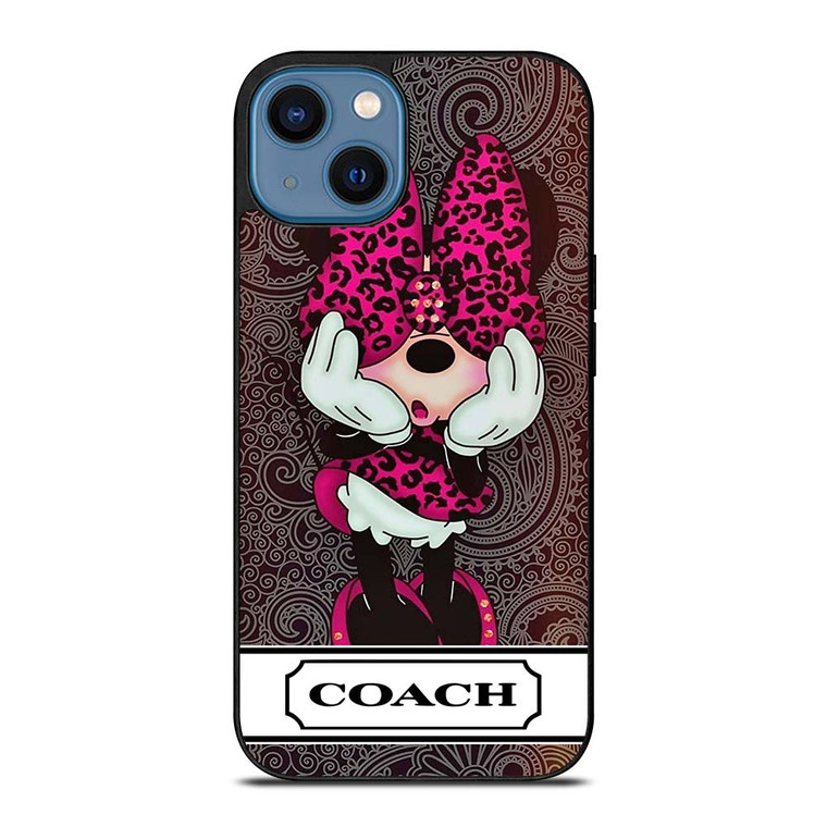 COACH NEW YORK MINNIE MOUSE CUTE iPhone 14 Case Cover