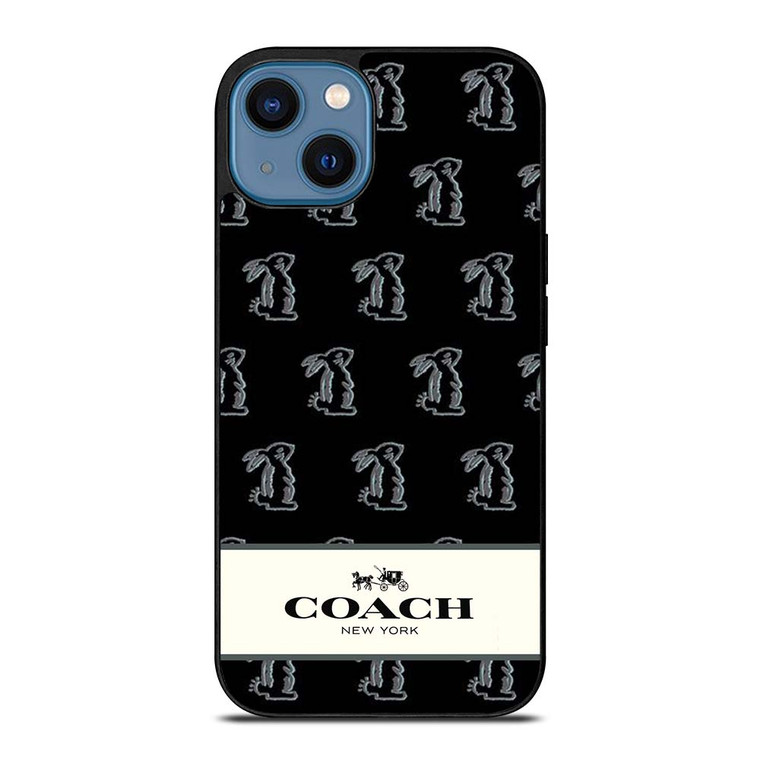 COACH NEW YORK BUNNY iPhone 14 Case Cover