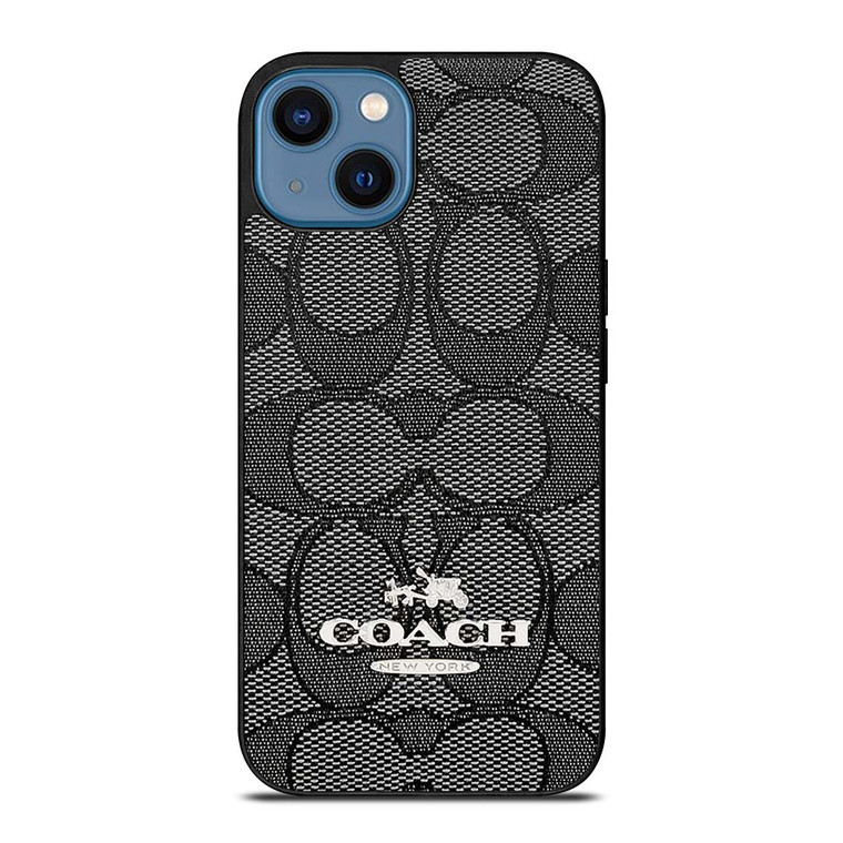 COACH NEW YORK CHARLIE SIGNATURE iPhone 14 Case Cover