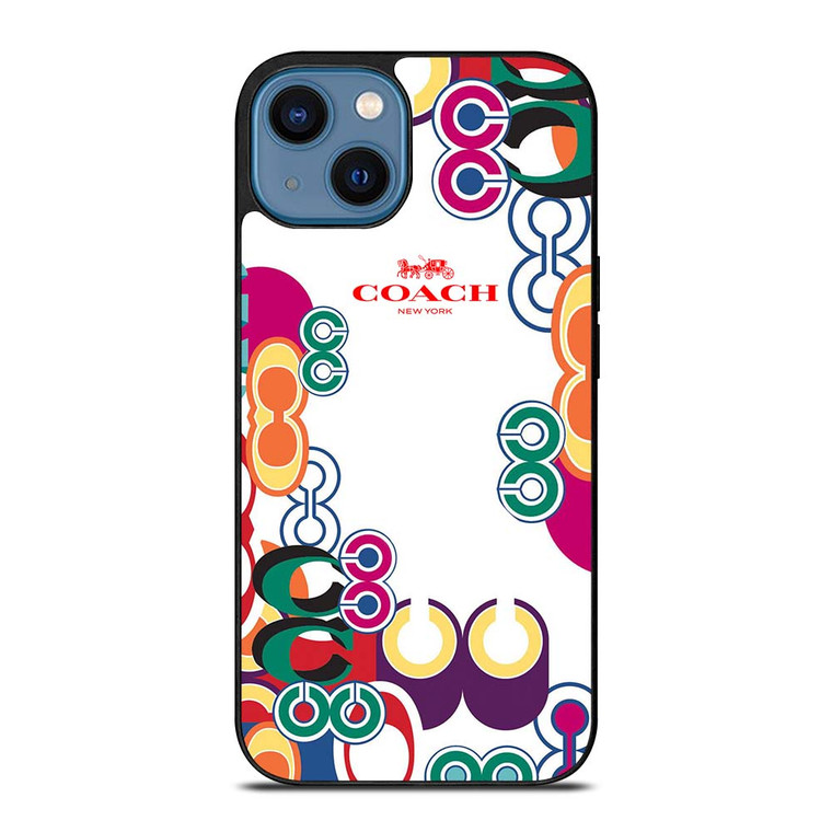 COACH NEW YORK COLOR iPhone 14 Case Cover