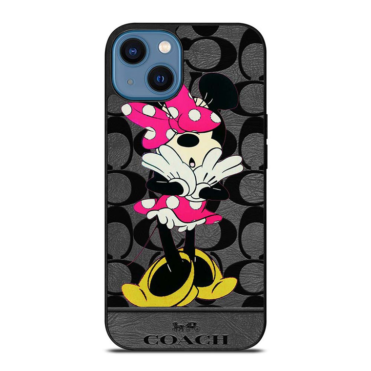 COACH NEW YORK MINNIE MOUSE iPhone 14 Case Cover