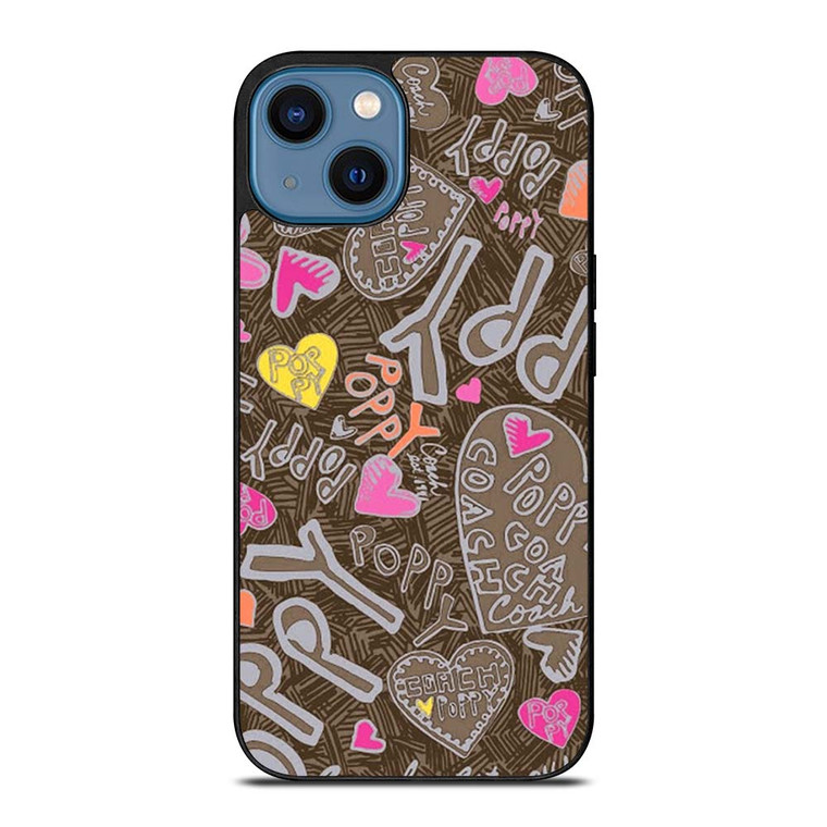 COACH NEW YORK NEW POOPY iPhone 14 Case Cover