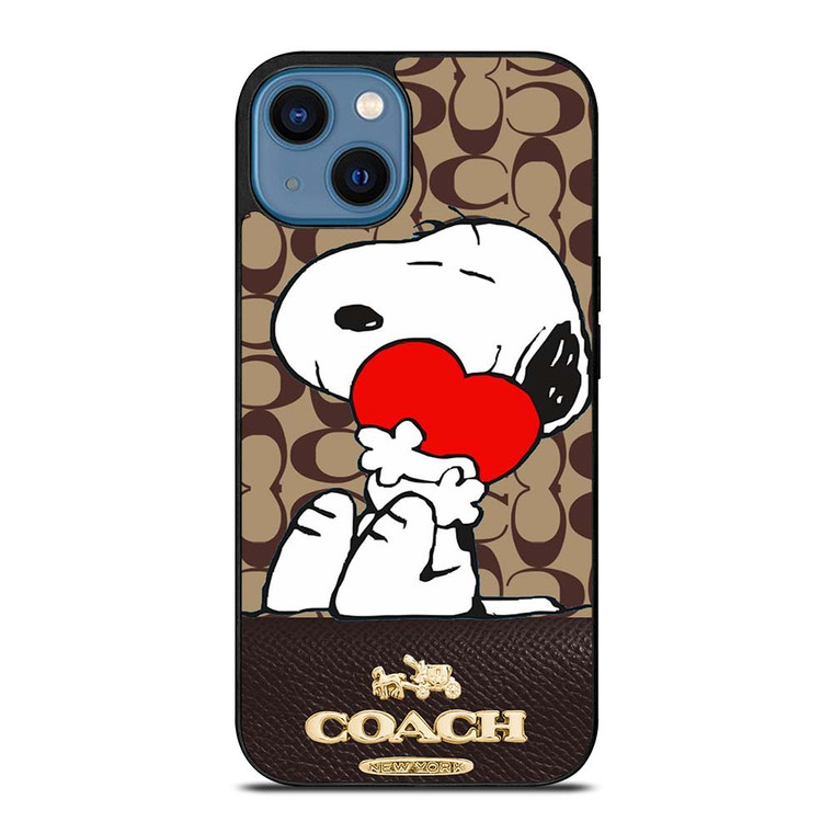 COACH NEW YORK SNOOPY iPhone 14 Case Cover