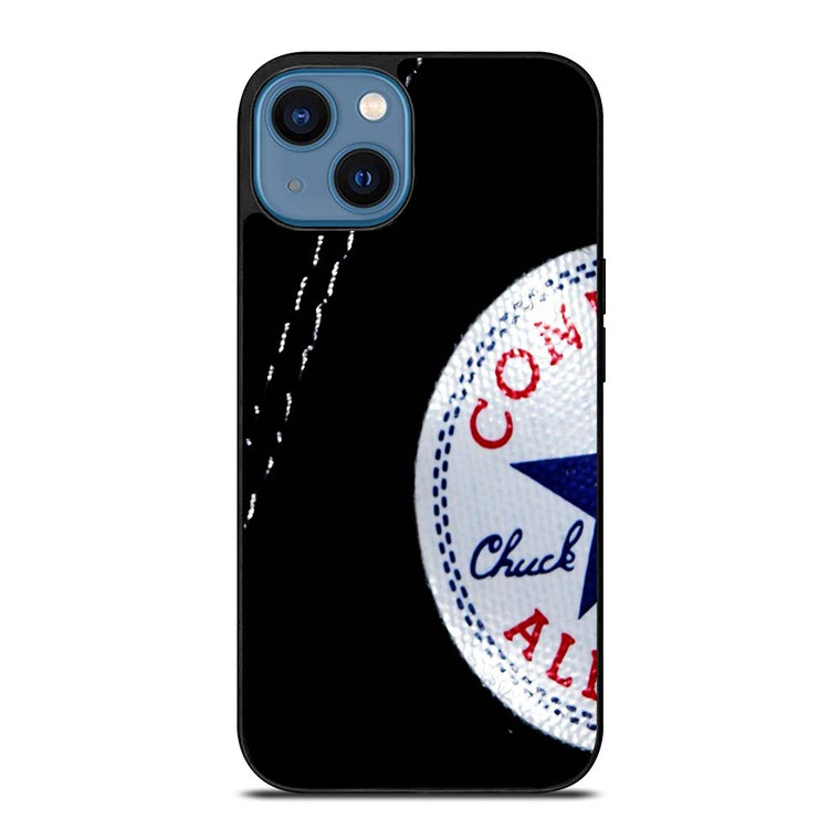 CONVERSE SNEAKERS BLACK iPhone 14 Case Cover