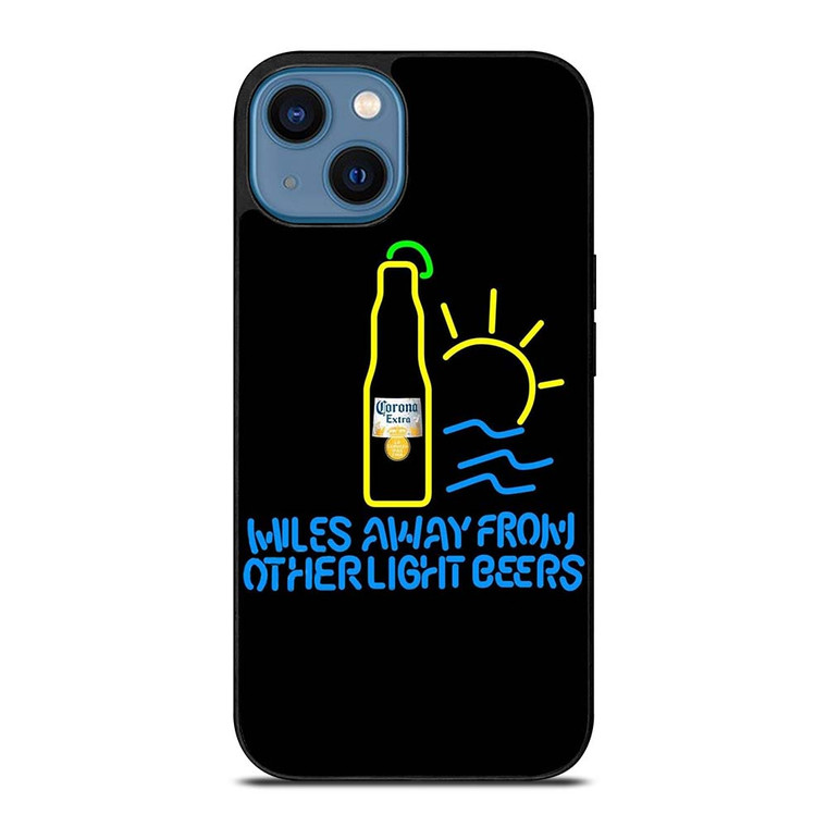 CORONA LIGHT BEER MILES AWAY iPhone 14 Case Cover