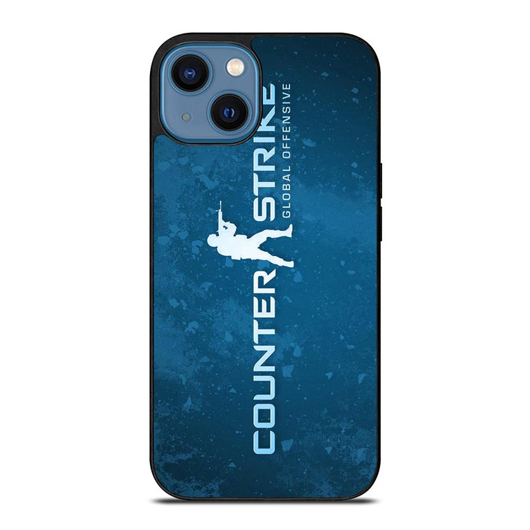 COUNTER STRIKE CSGO LOGO BLUE iPhone 14 Case Cover