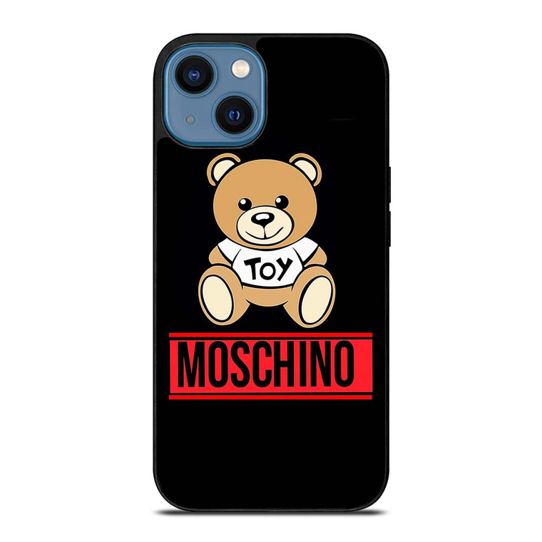 CUTE MOSCHINO TEDDY BEAR iPhone 14 Case Cover