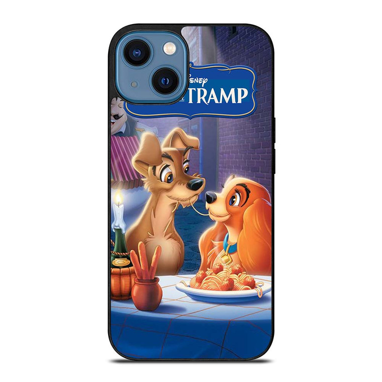 DISNEY LADY AND THE TRAMP CARTOON iPhone 14 Case Cover DISNEY LADY AND THE TRAMP CARTOON iPhone 14 Case Cover