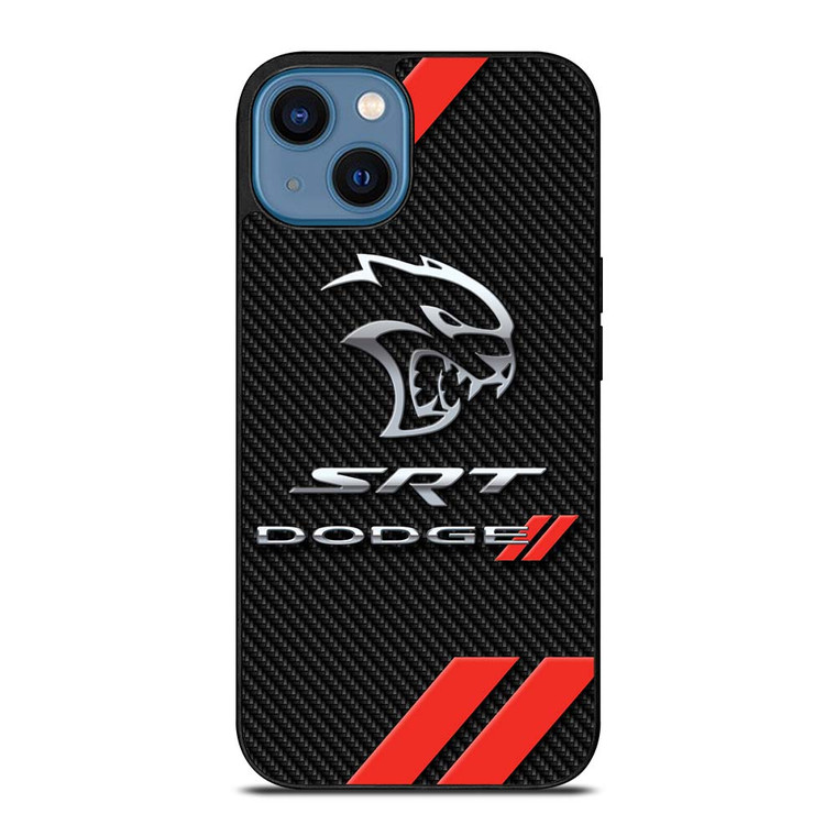 DODGE SRT CARBON LOGO iPhone 14 Case Cover