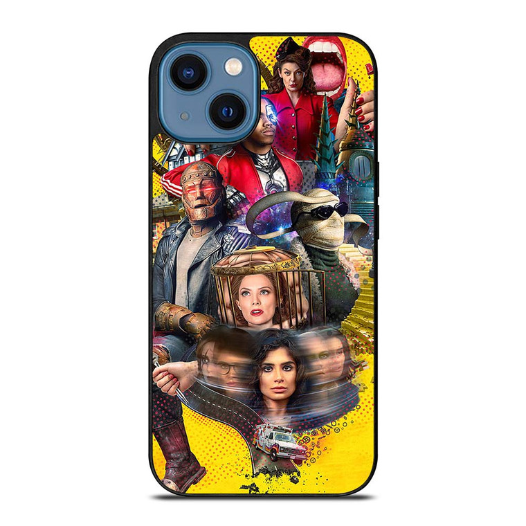DOOM PATROL CHARACTERS iPhone 14 Case Cover