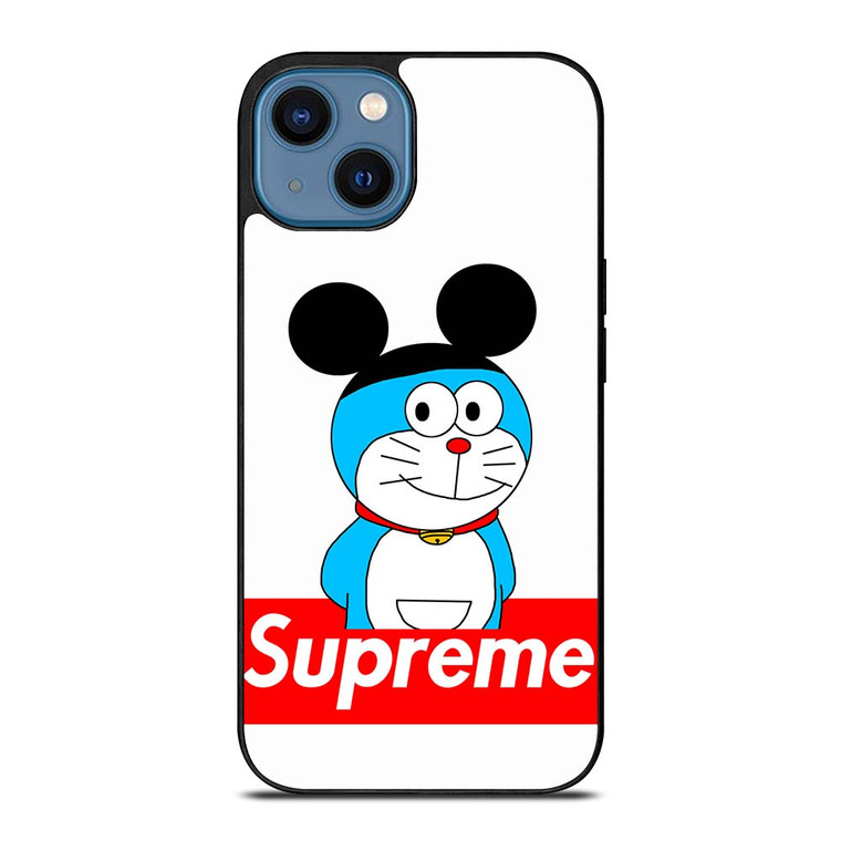 DORAEMON WITH MICKEY SUPREME iPhone 14 Case Cover