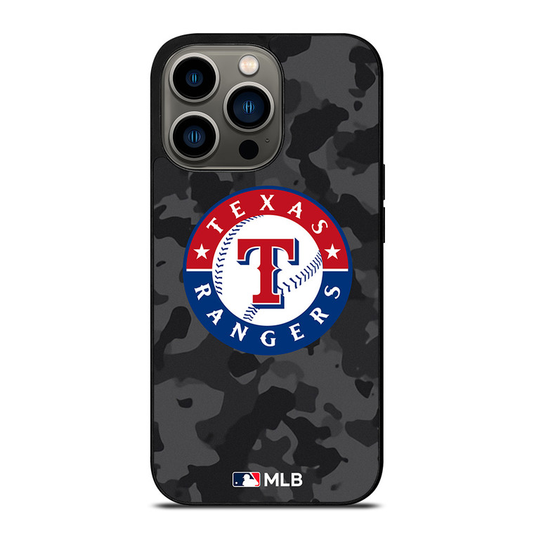 TEXAS RANGERS BASEBALL BLACK CAMO iPhone 13 Pro Case Cover