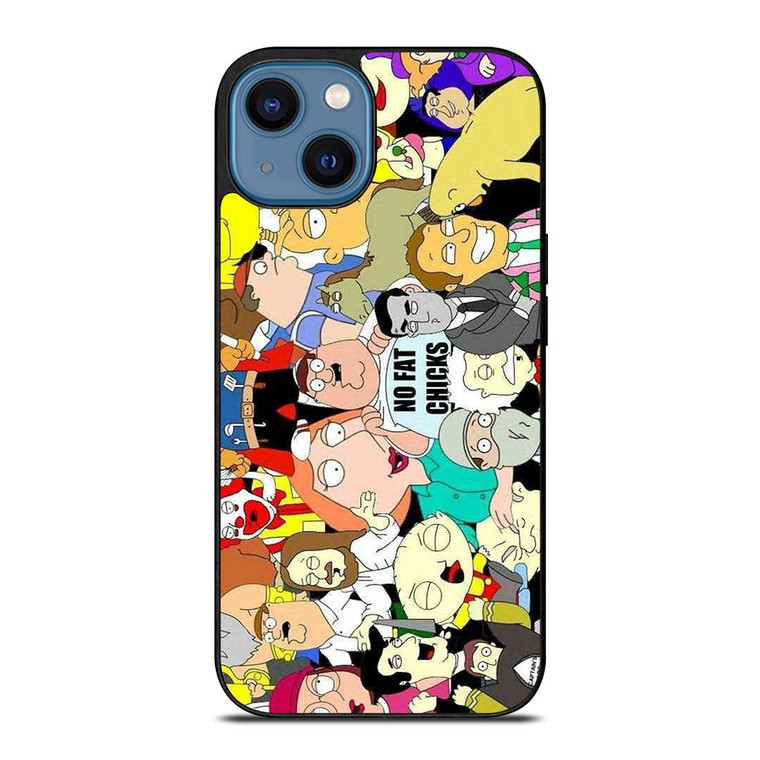 FAMILY GUY CHARACTERS iPhone 14 Case Cover