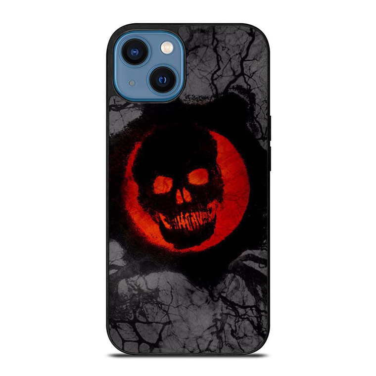 GEARS OF WAR SKULL GLOW iPhone 14 Case Cover