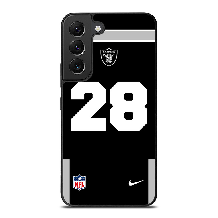 LAS VEGAS RAIDERS JOSH JACOBS 28 NFL NIKE Samsung Galaxy S22 Plus Case Cover