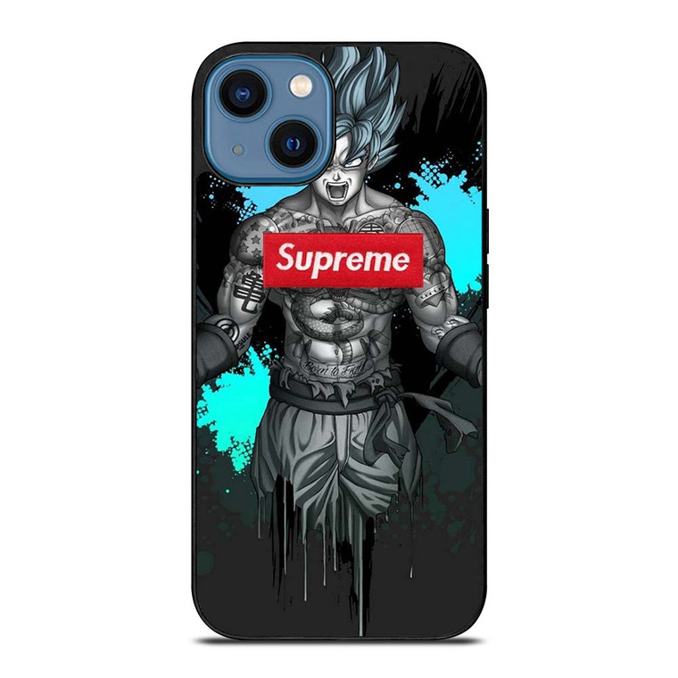 GOKU SUPREME SPLASH PAINT EFFECT iPhone 14 Case Cover