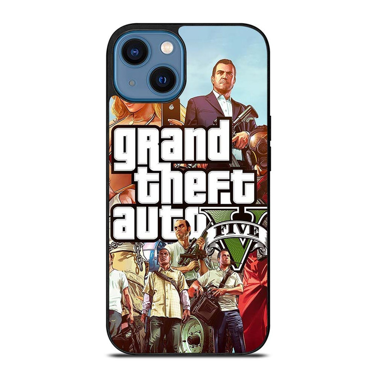 GTA 5 GRAND THEFT AUTO GAME iPhone 14 Case Cover