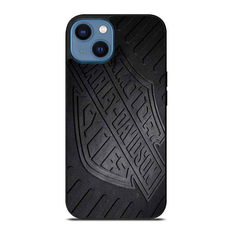 HARLEY DAVIDSON METAL LOGO iPhone 14 Case Cover